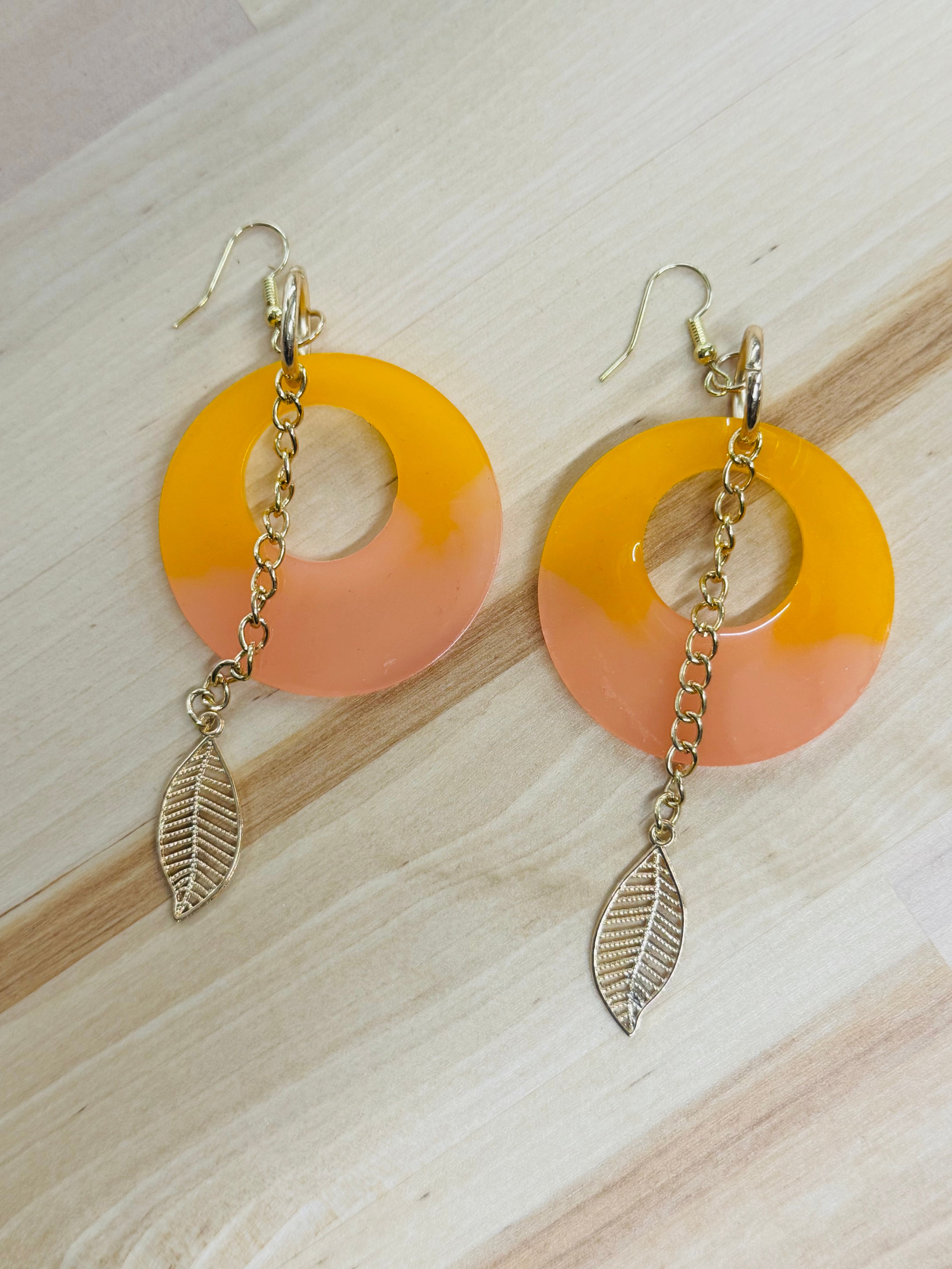 Sierra Earrings- Orange