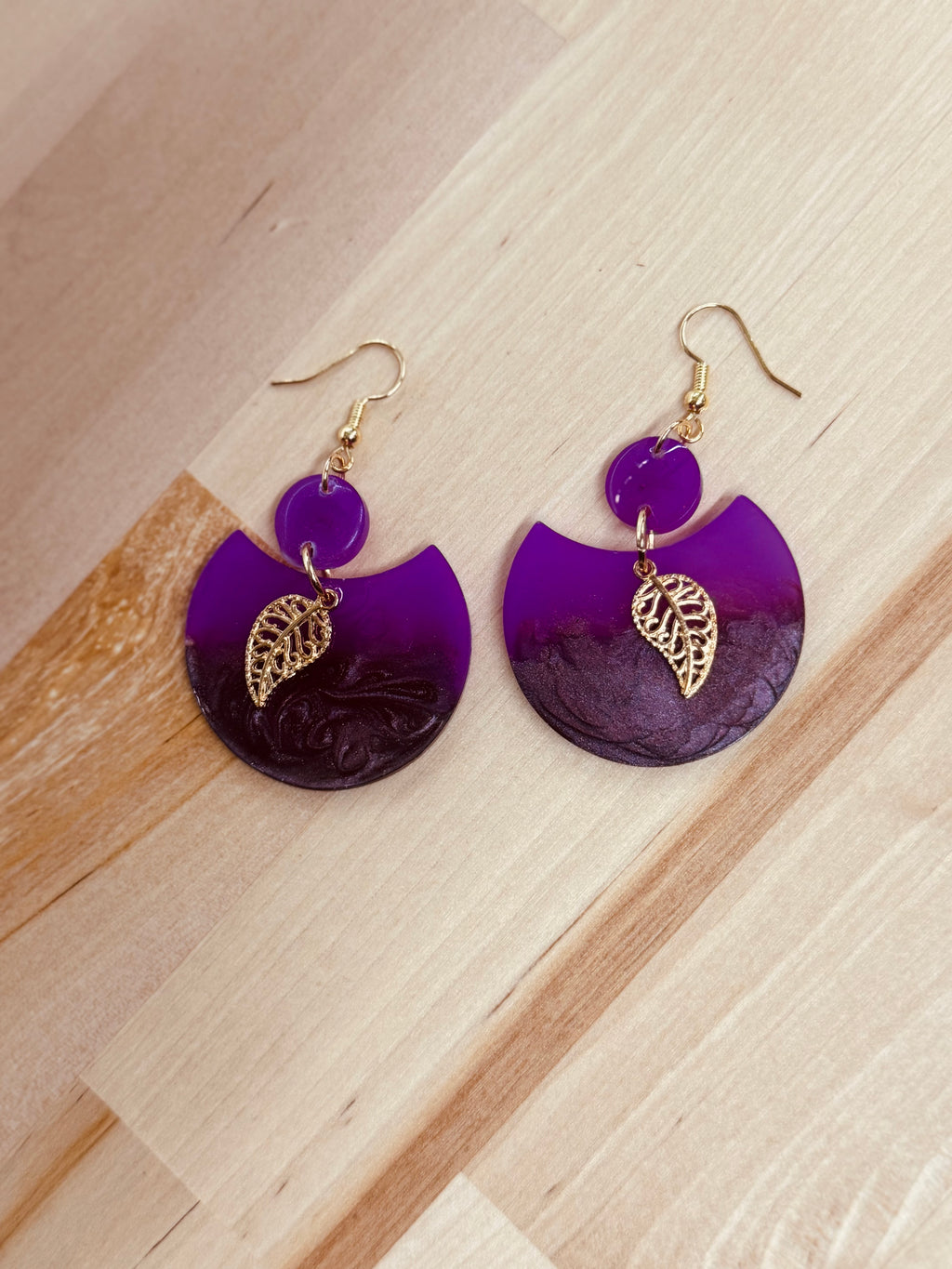 Grace Earrings- Purple