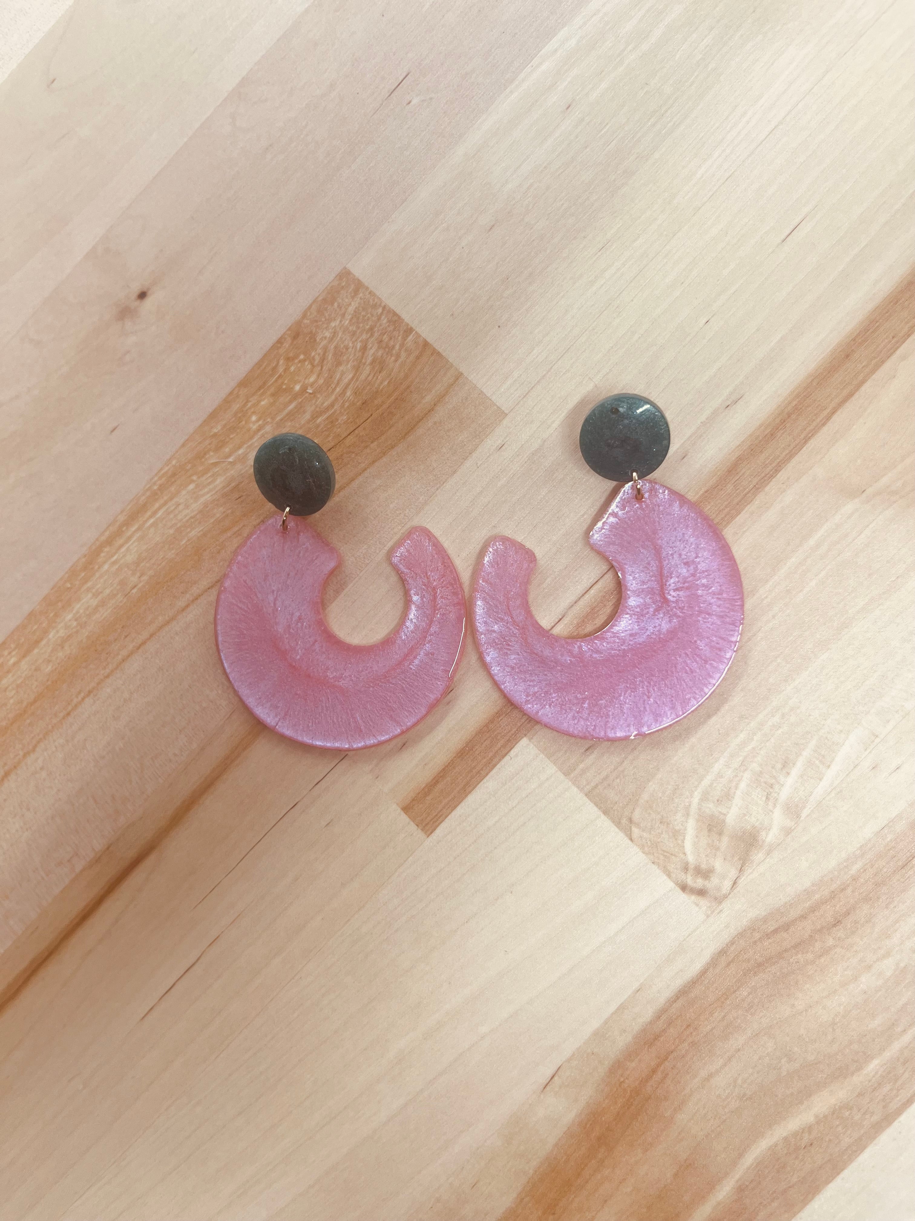 Kimberli Earrings- Pink