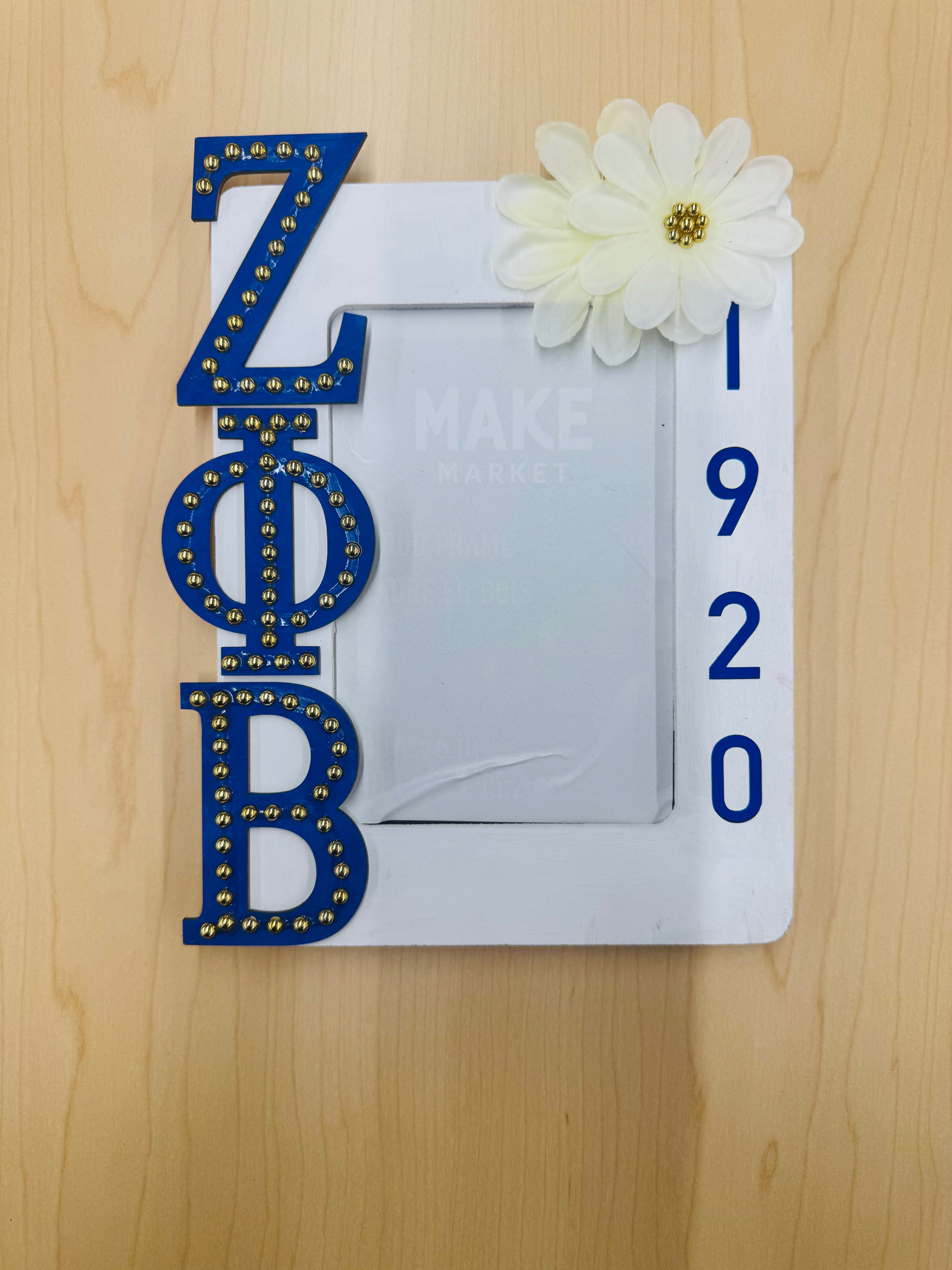 Custom Wood Picture Frame- without Resin