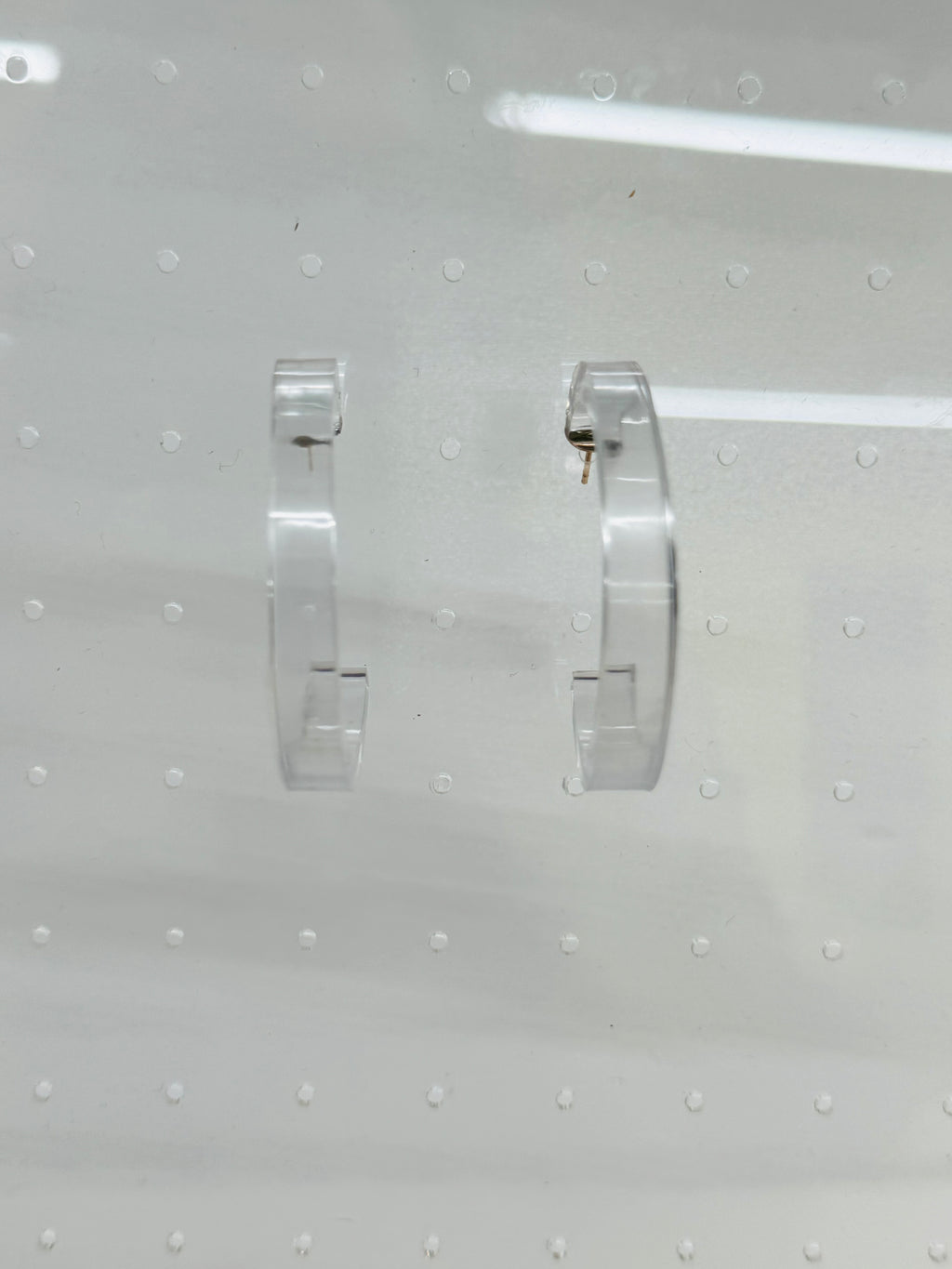 Tiffany Earrings- Clear