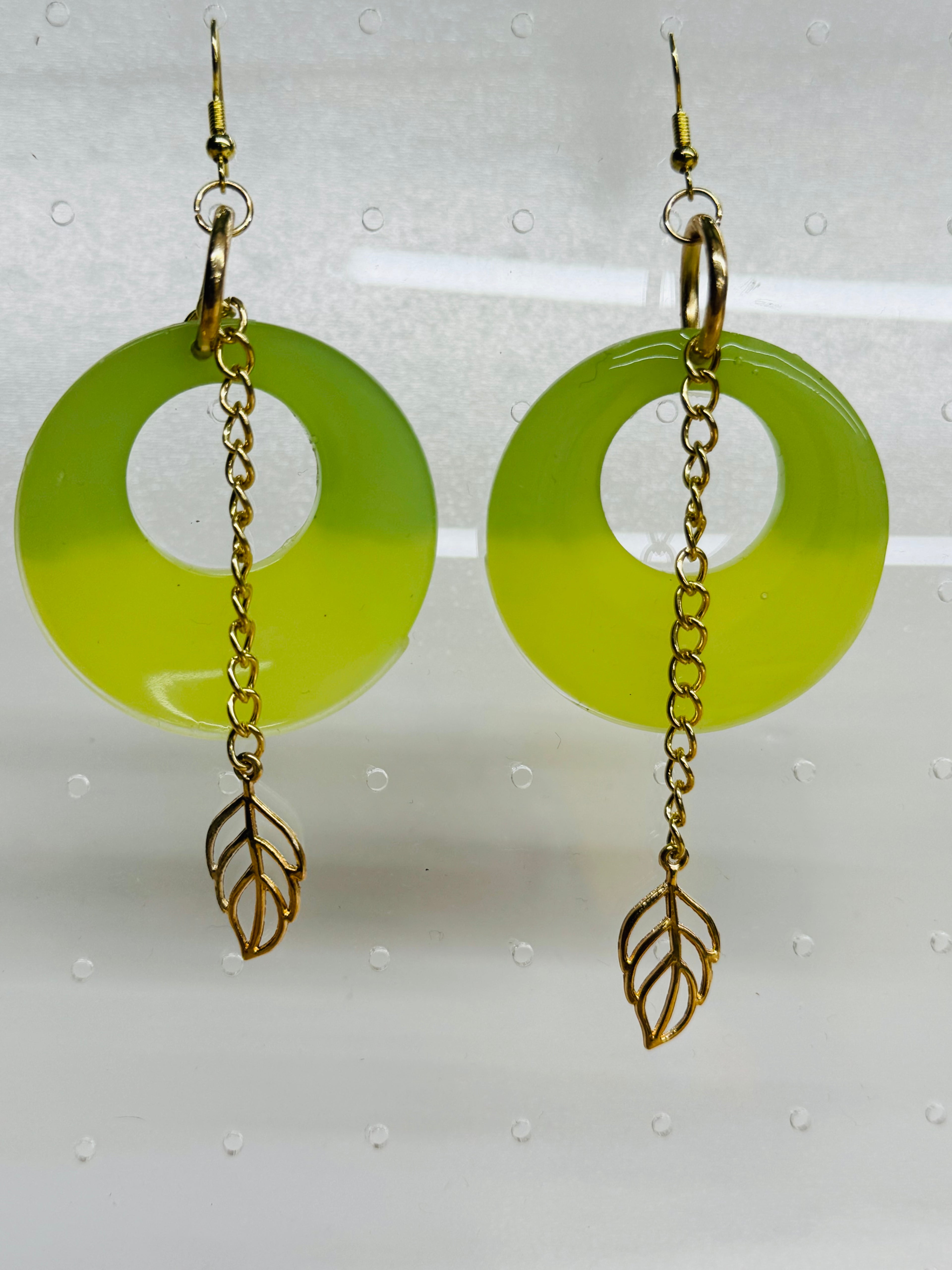 Sierra Earrings- Lime