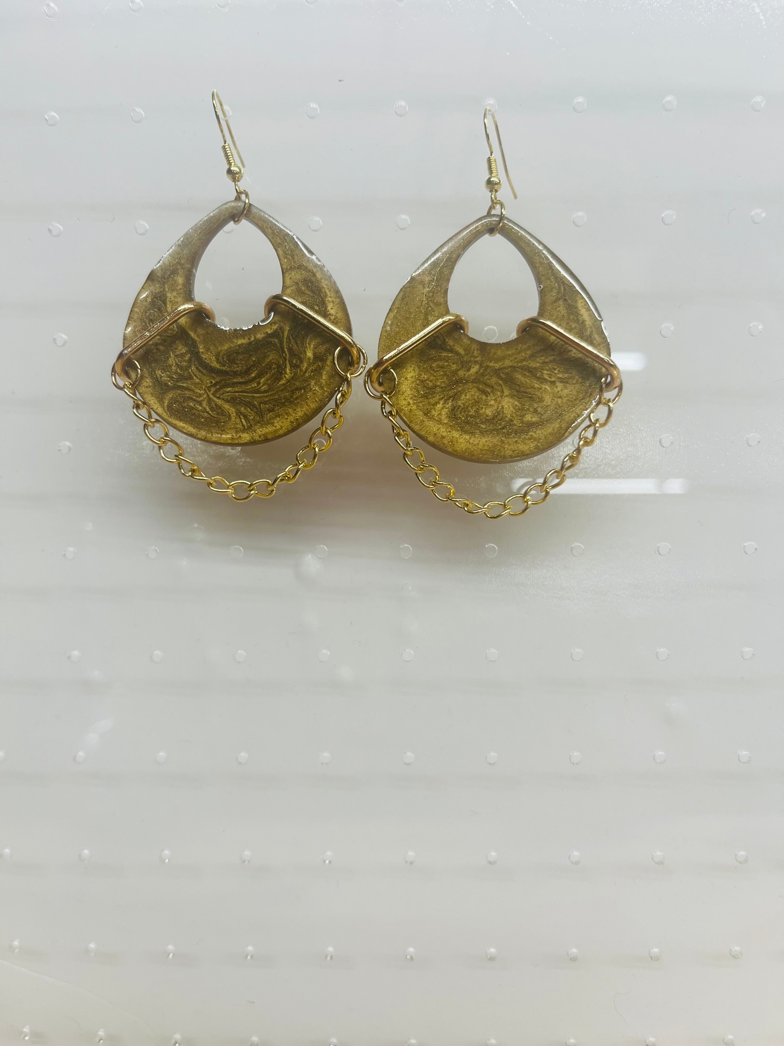 Valerie Earrings-Bronze