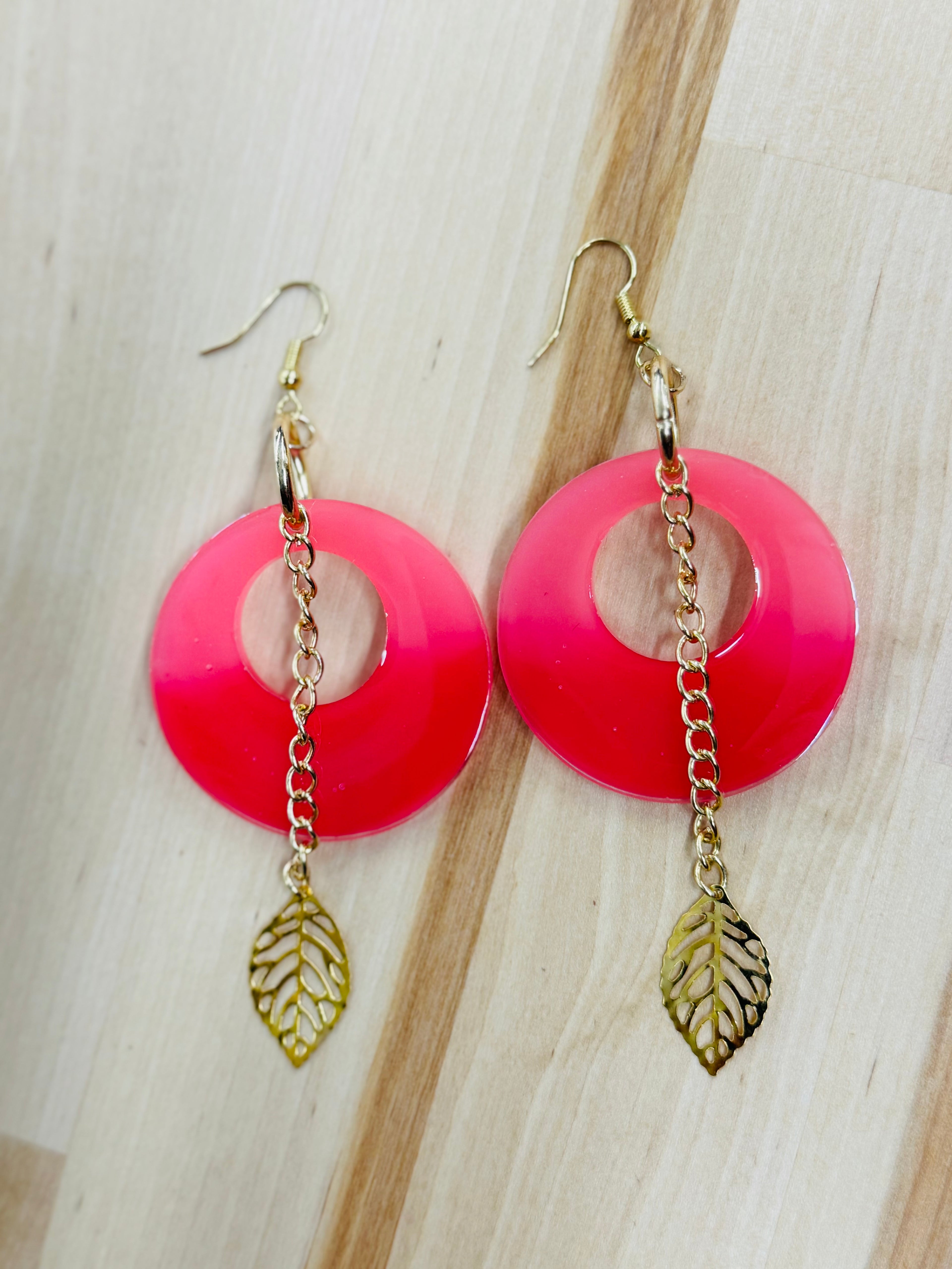 Sierra Earrings- Pink