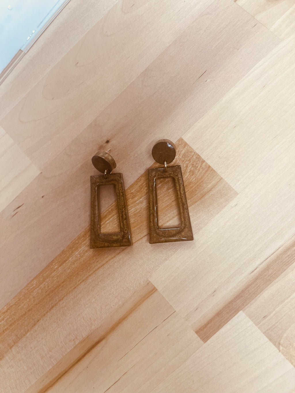 Ariel Earrings-Bronze