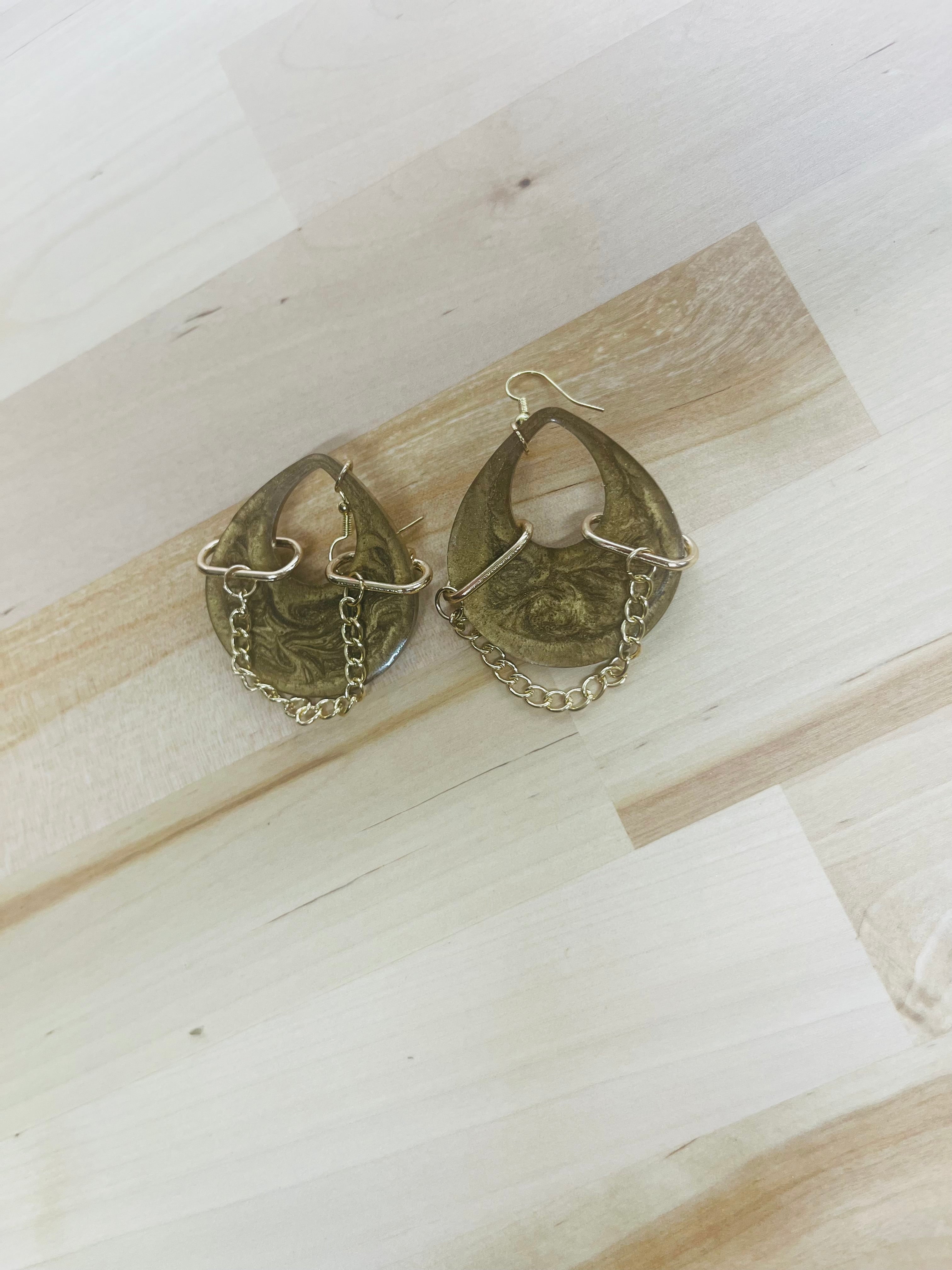 Valerie Earrings-Bronze