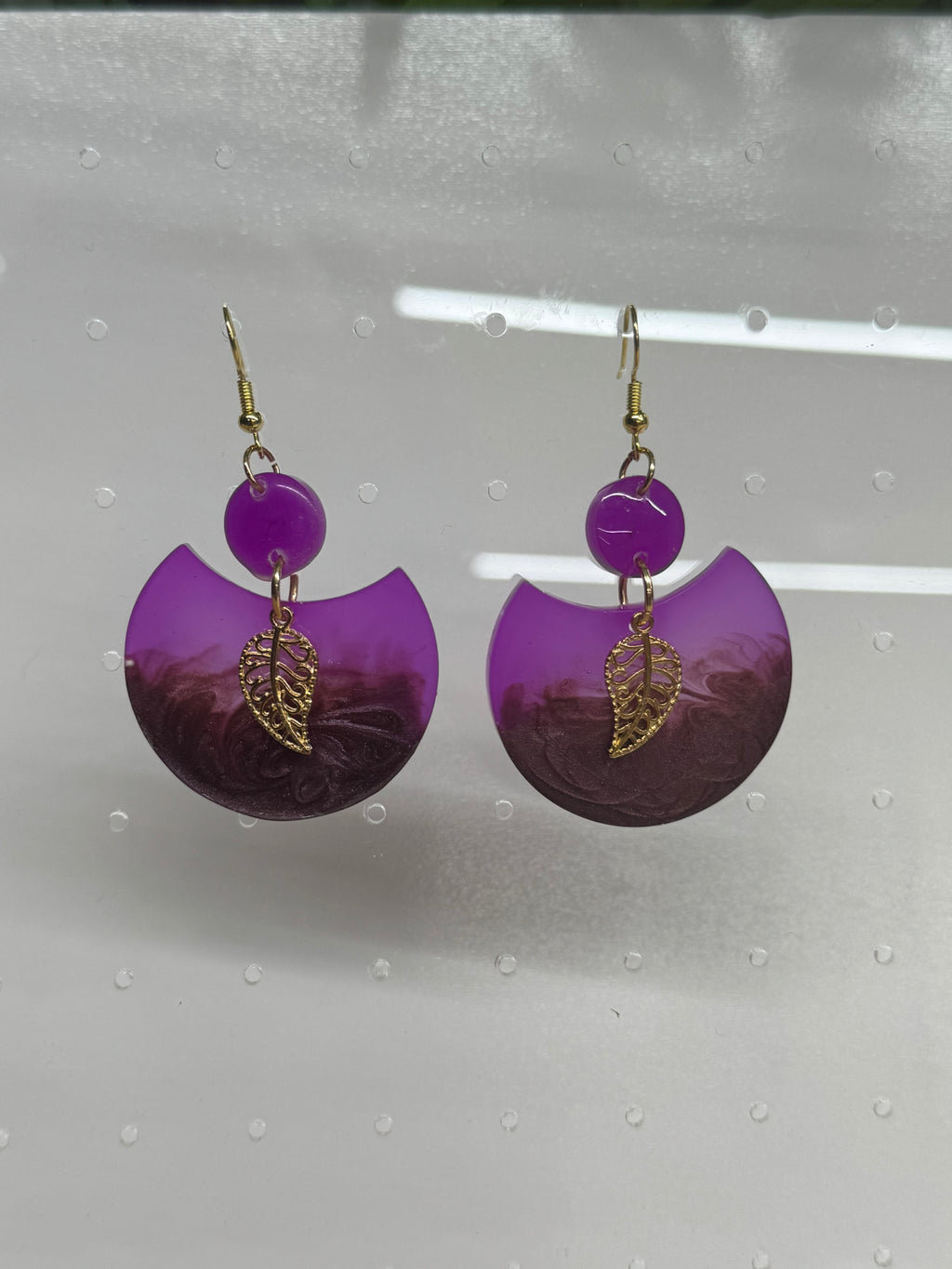 Grace Earrings- Purple