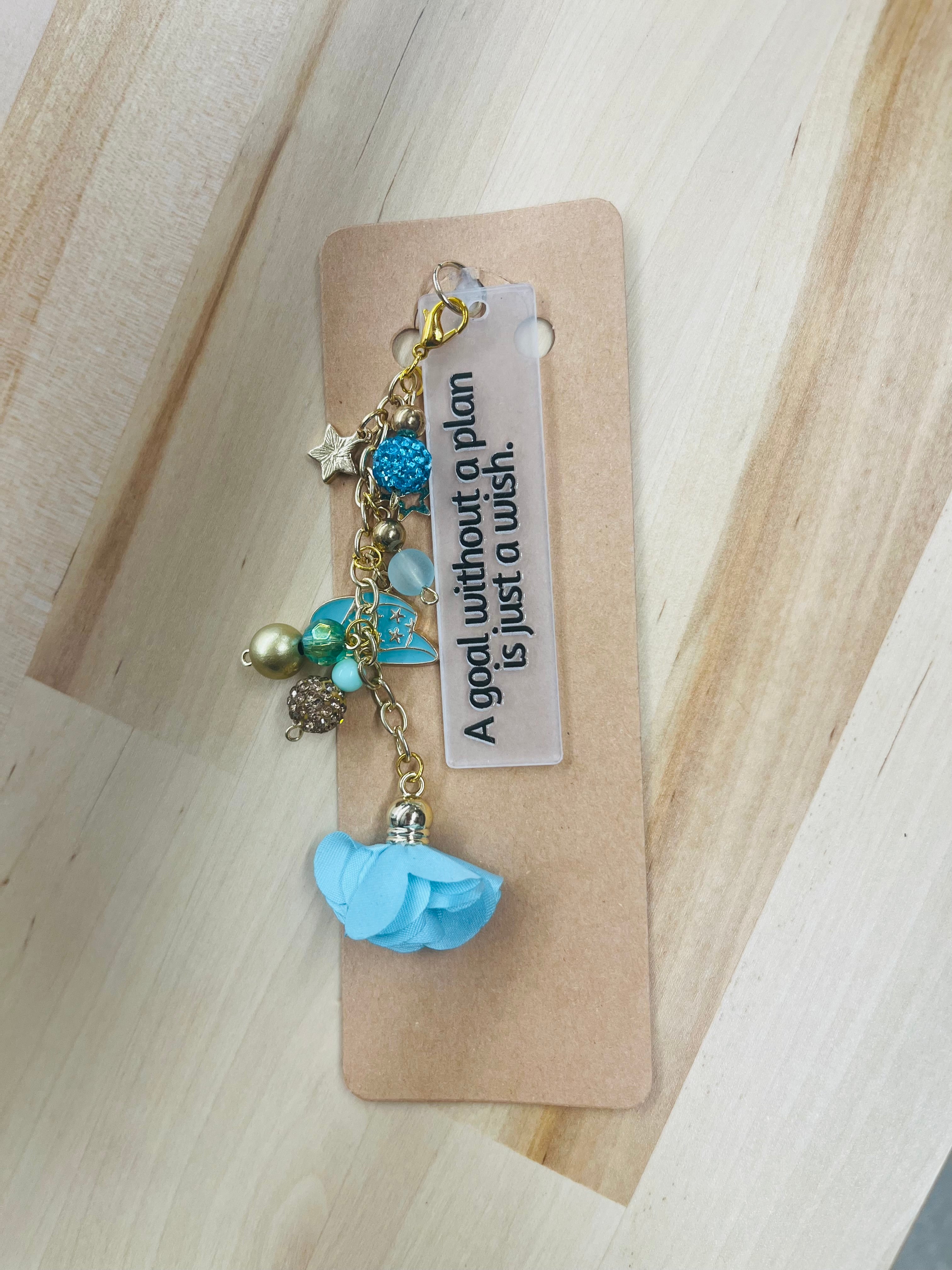 Key Chain-Teal Cowgirl