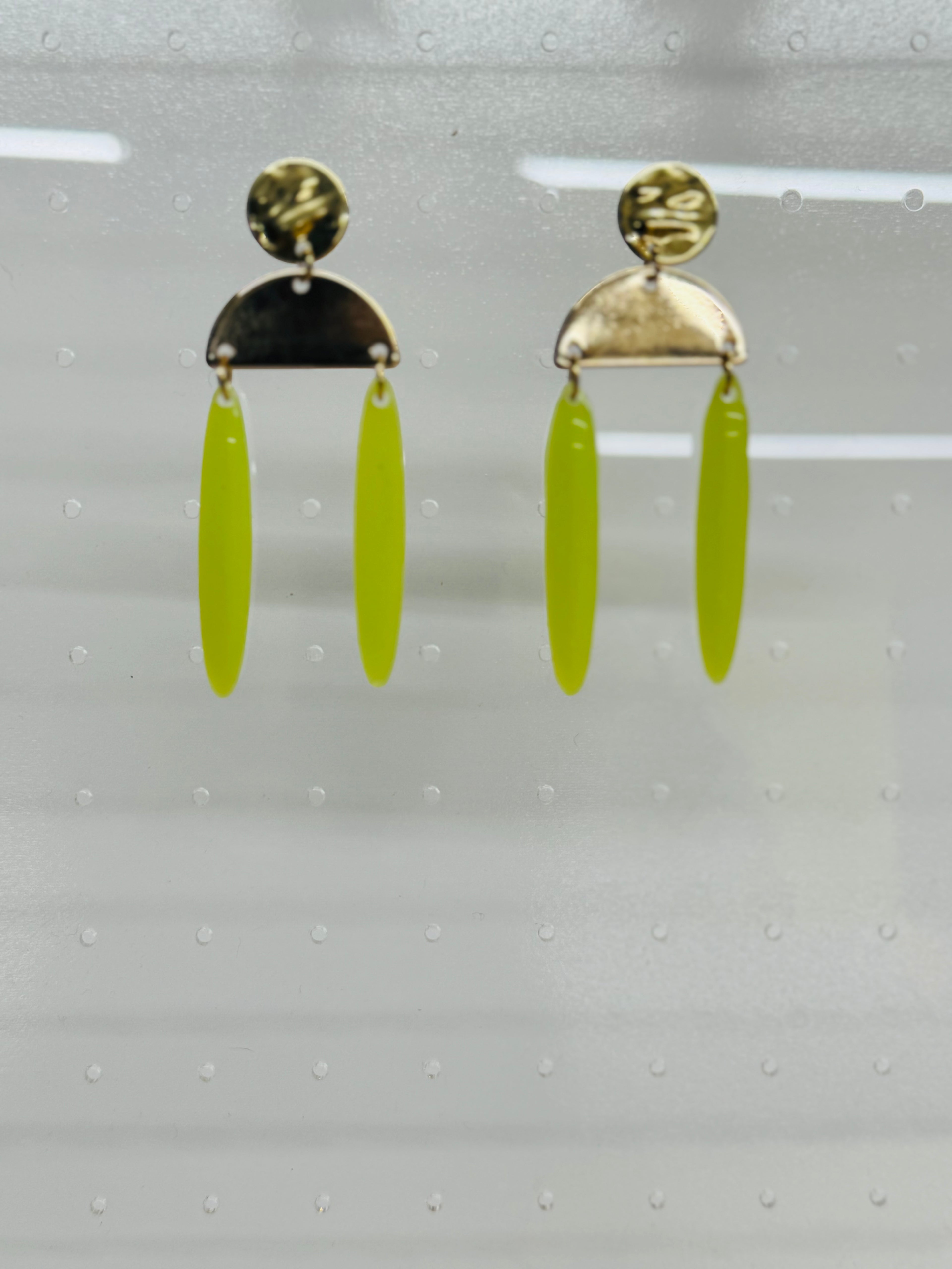 Alani Earrings-Lime
