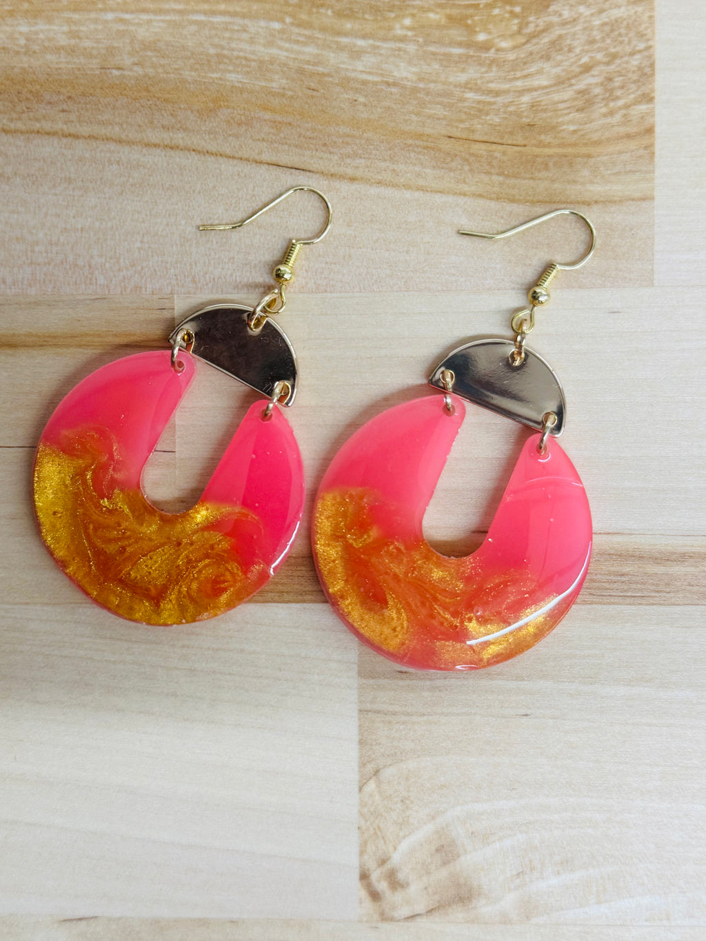 Celeste Earrings-Pink