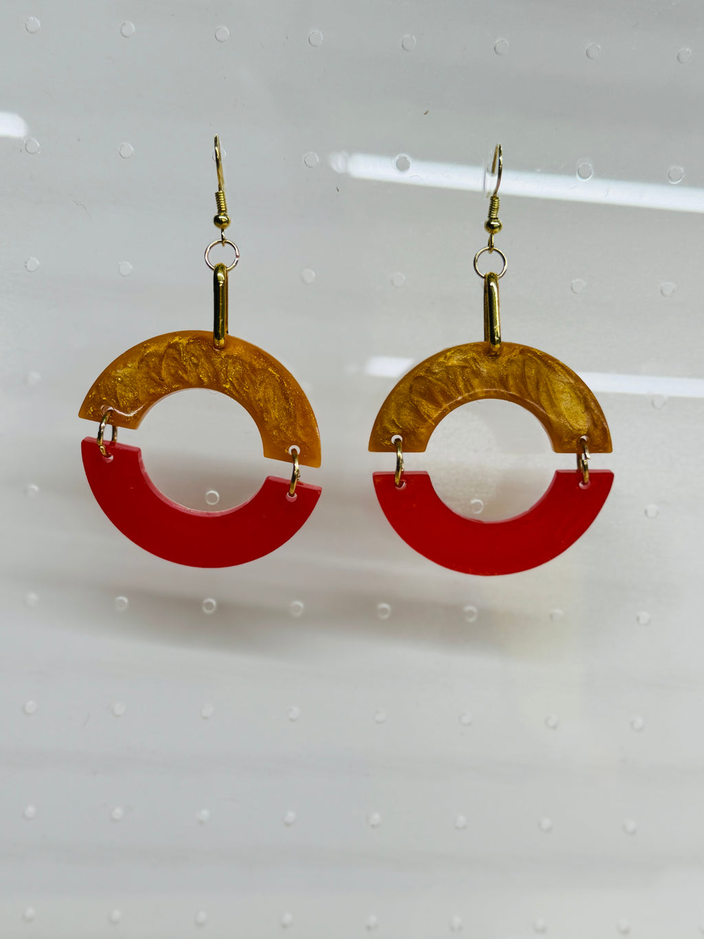 Harmony Earrings-Bur/Gold
