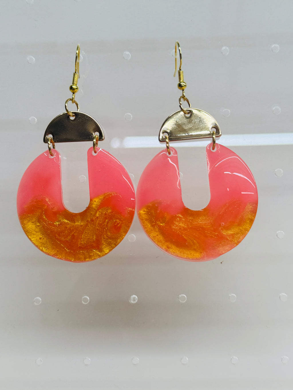 Celeste Earrings-Pink