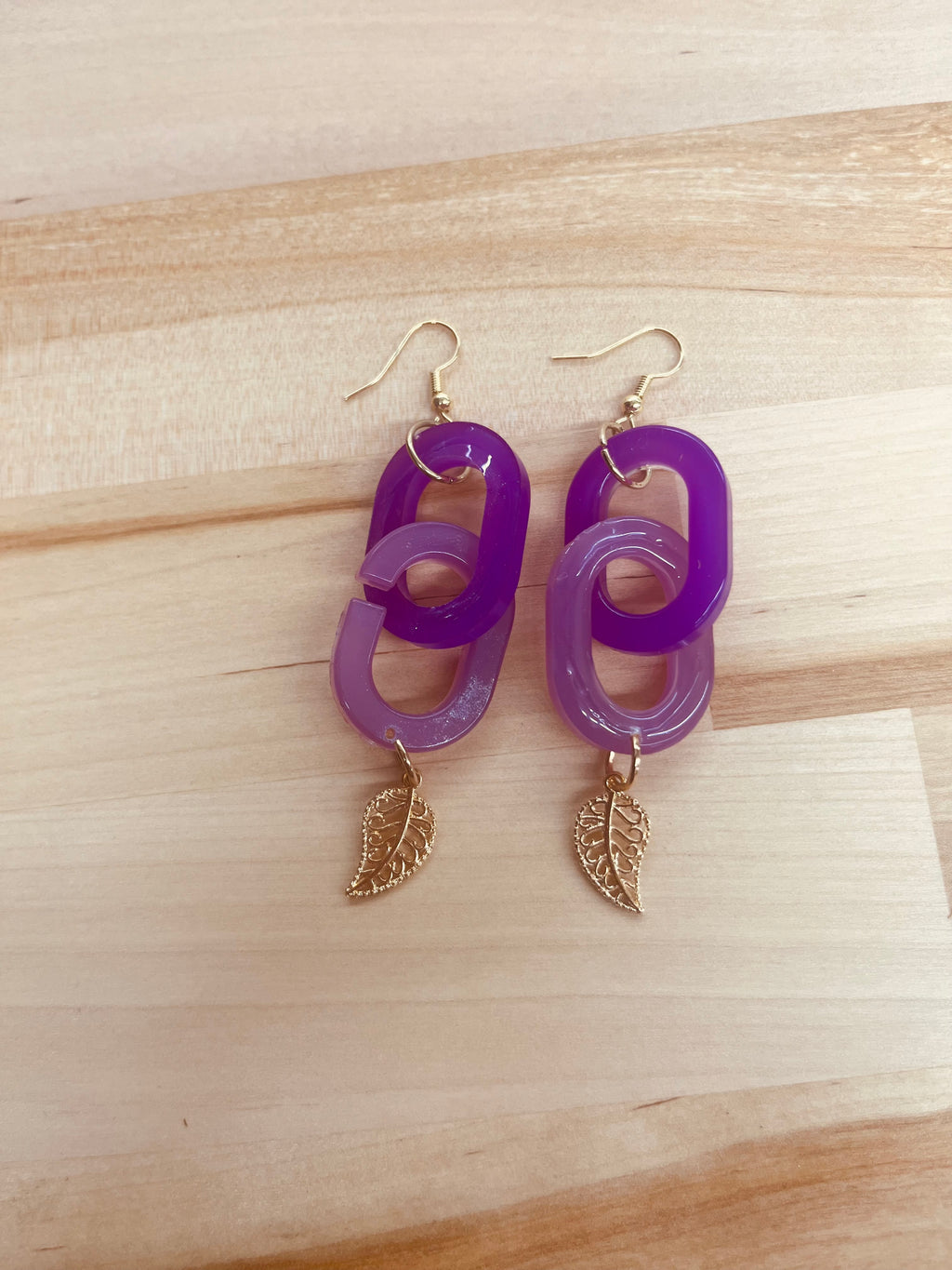 Jocelyn Earrings-Purple