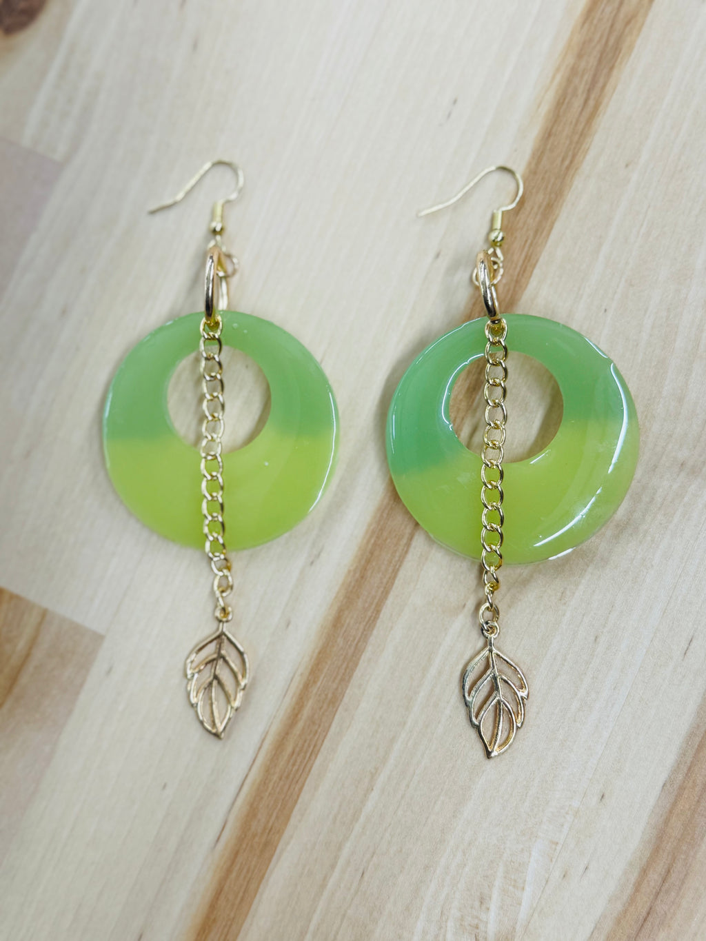 Sierra Earrings- Lime