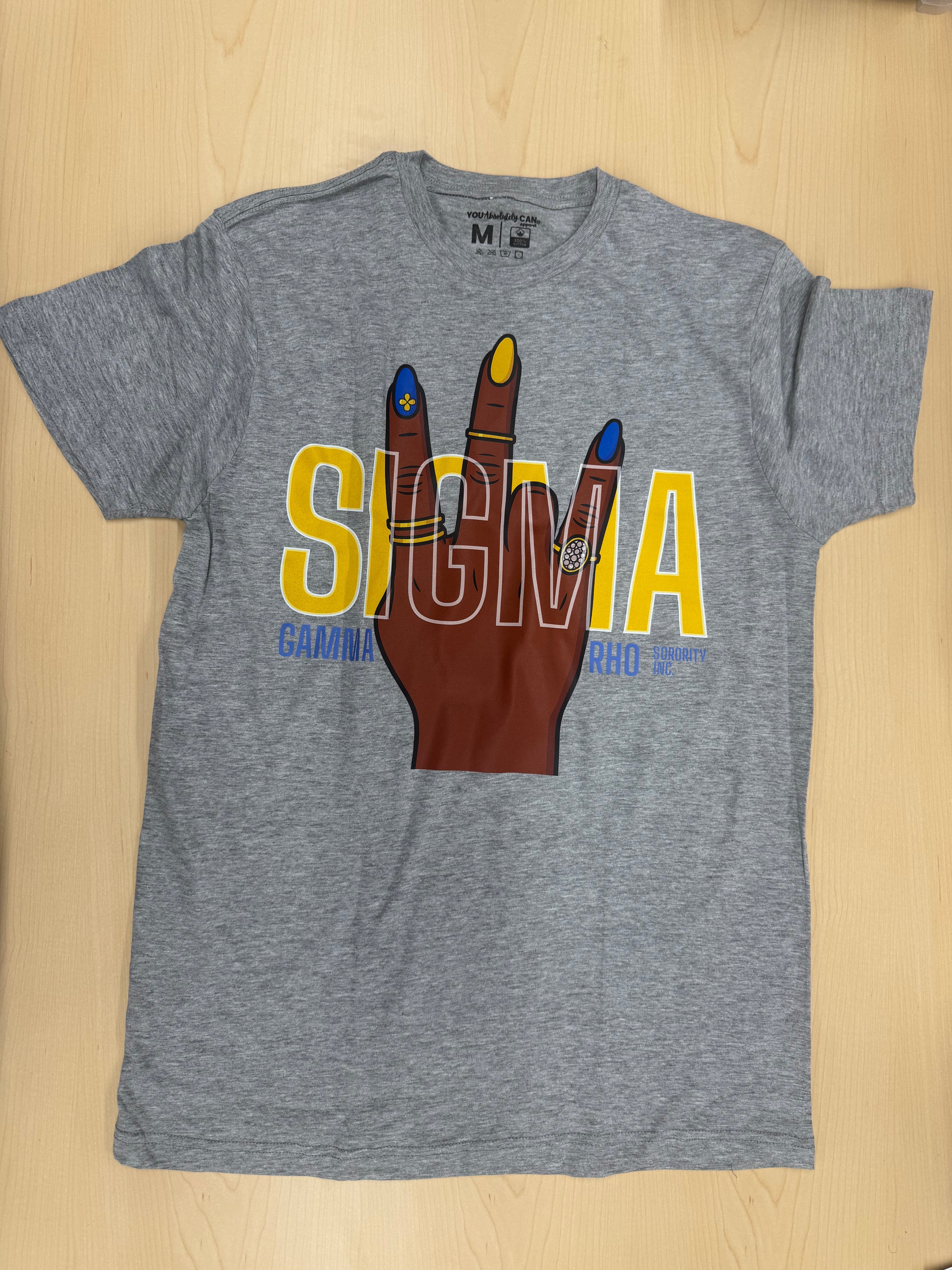 Greek Hand Sign Shirt- Sigma Gamma Rho