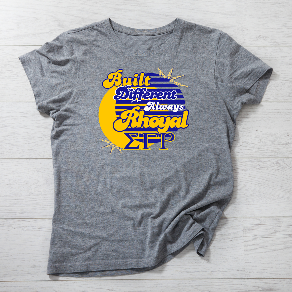 SGRho: Built Different T-Shirt