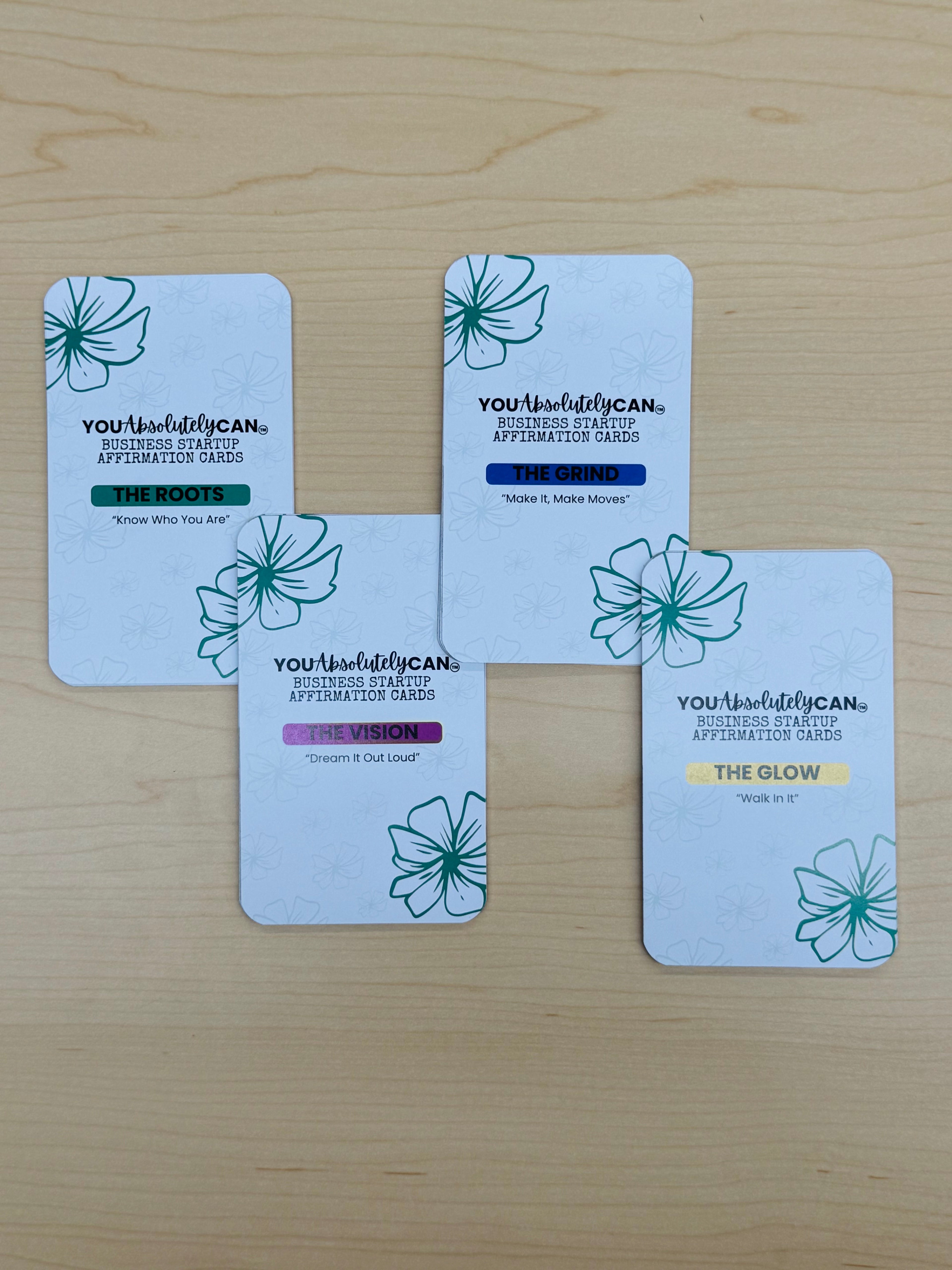 BUSINESS STARTUP AFFIRMATION FLASH CARDS