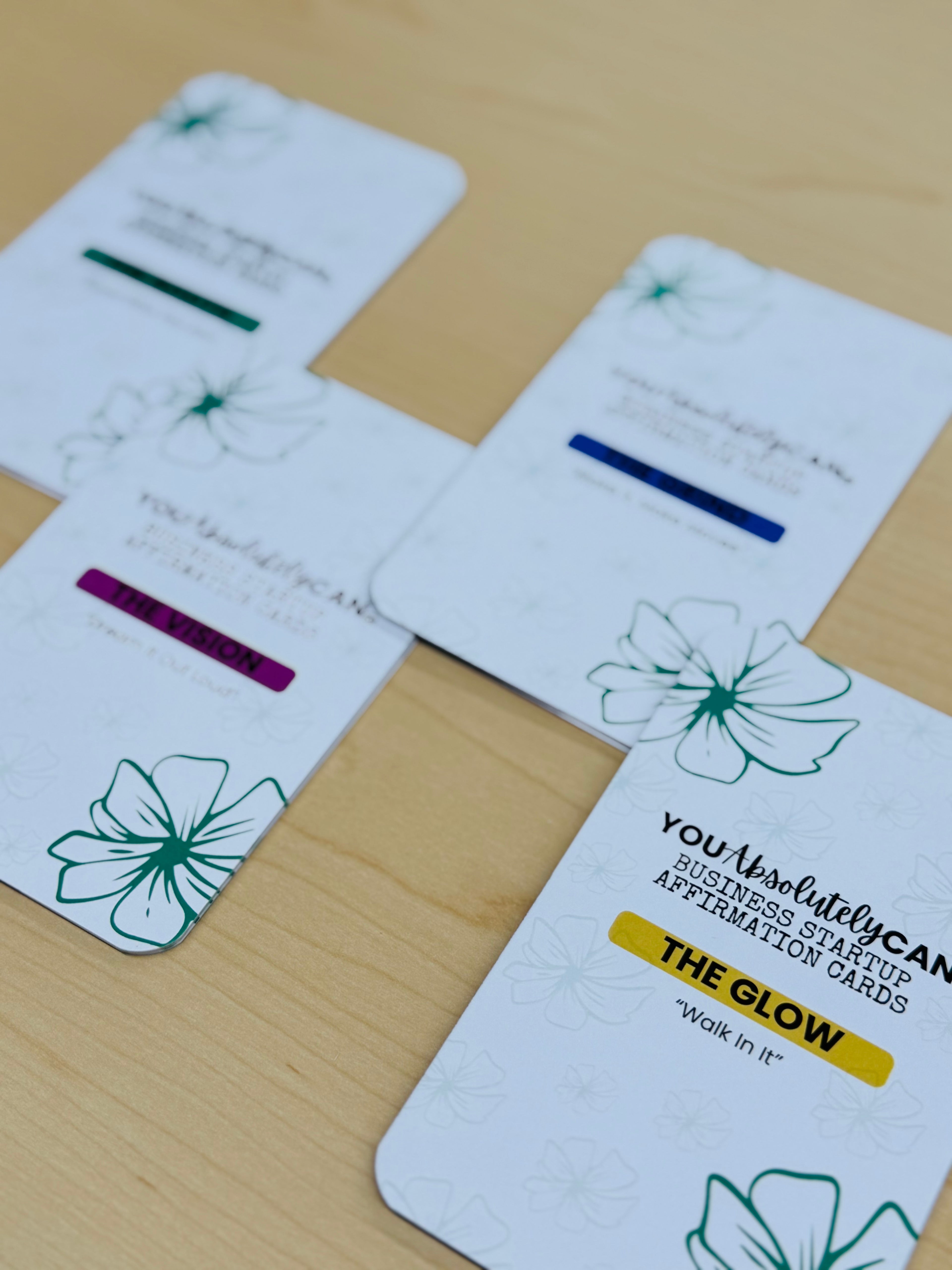 BUSINESS STARTUP AFFIRMATION FLASH CARDS