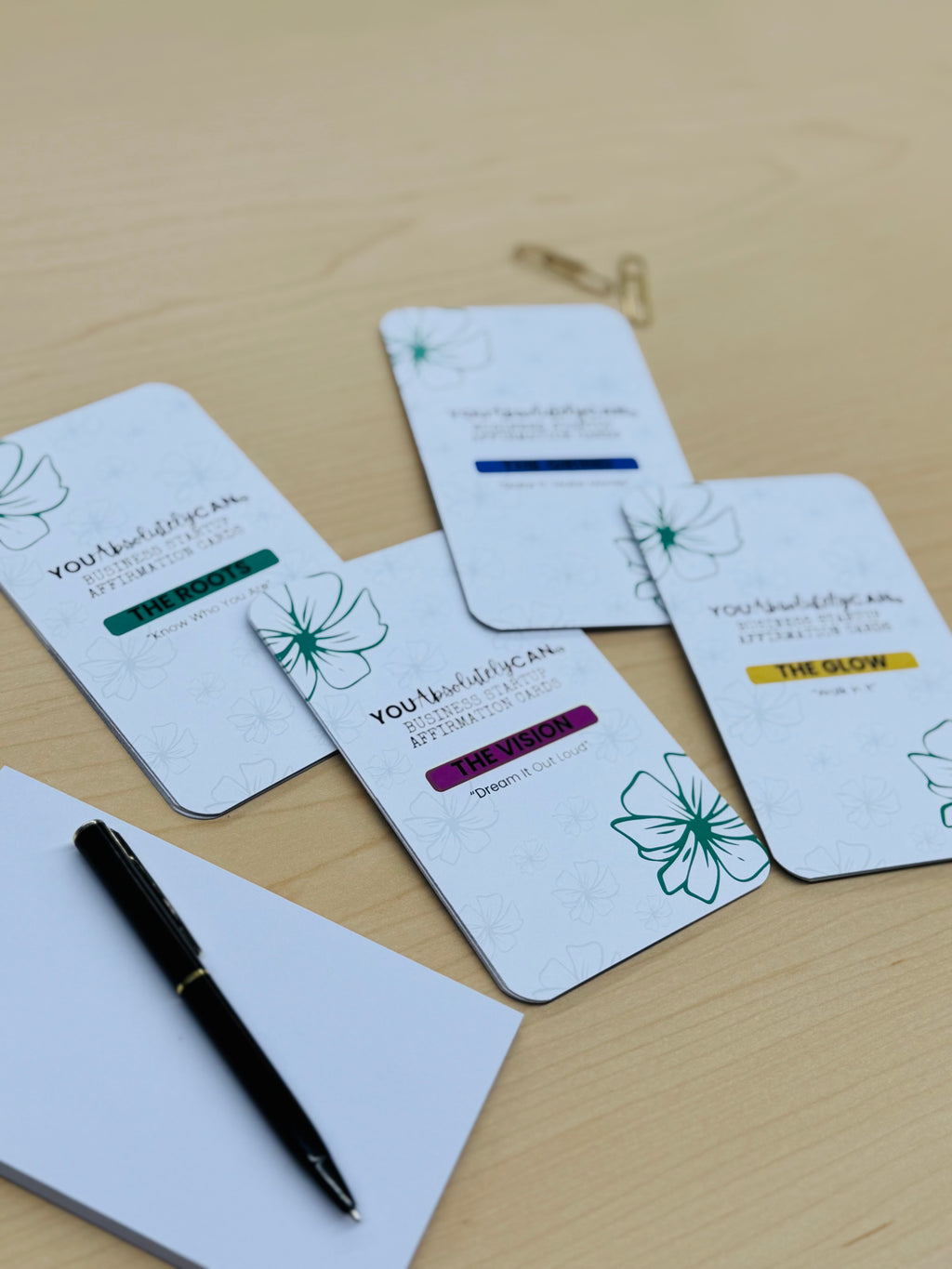 BUSINESS STARTUP AFFIRMATION FLASH CARDS