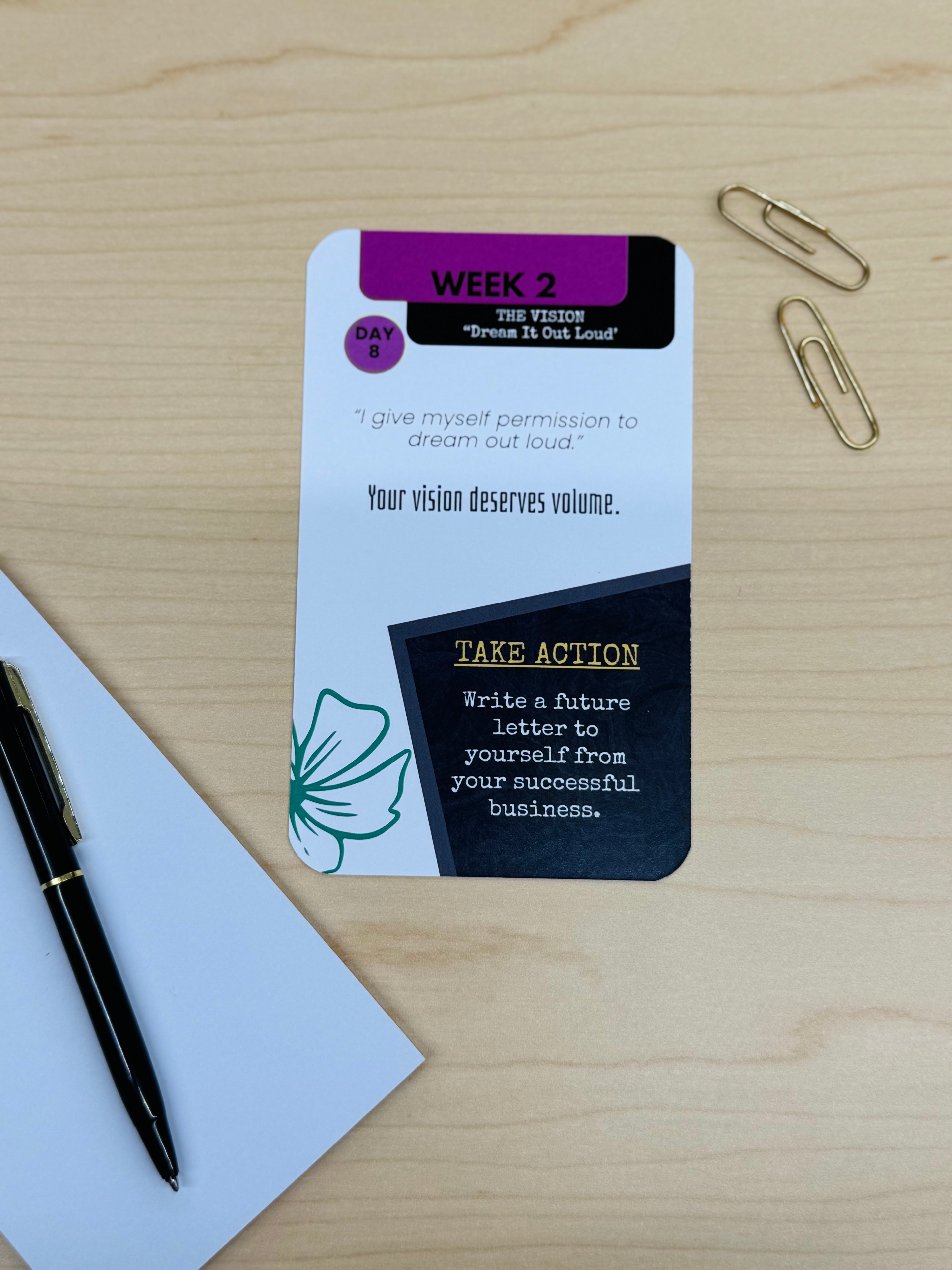 BUSINESS STARTUP AFFIRMATION FLASH CARDS