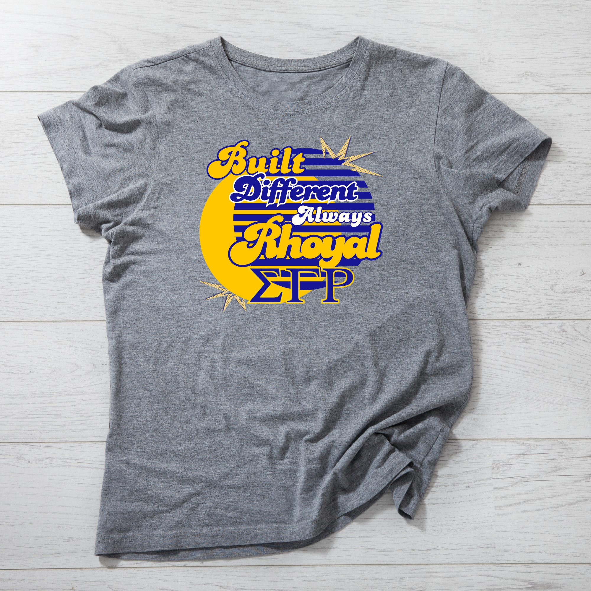 SGRho: Built Different T-Shirt